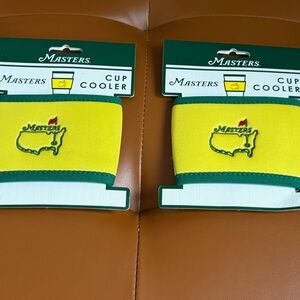 Masters Green and Yellow Cup Cooler Set